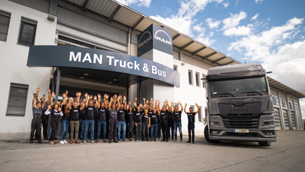 MAN Truck & Bus Slovenija ekipa